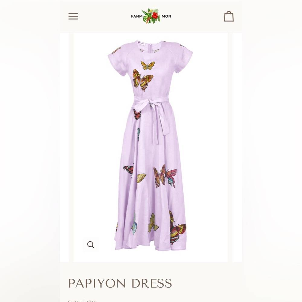 NWT Fanm Mon PAPIYON DRESS - Size Large